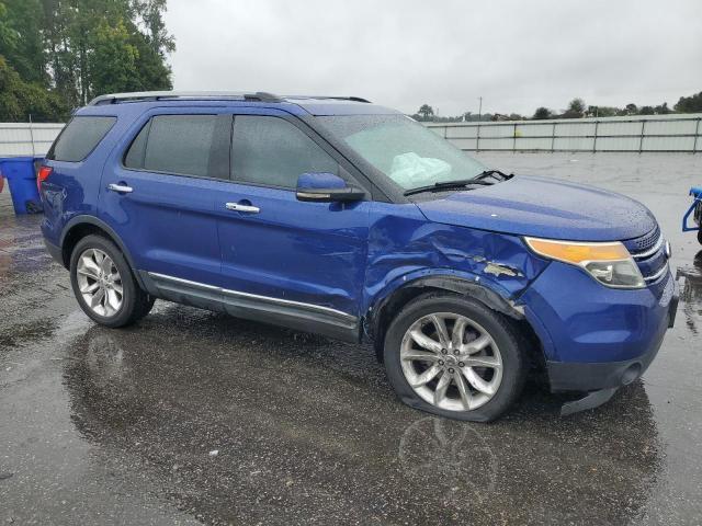 1FM5K8F83DGA50864 - 2013 FORD EXPLORER LIMITED ლურჯი ფოტო 4