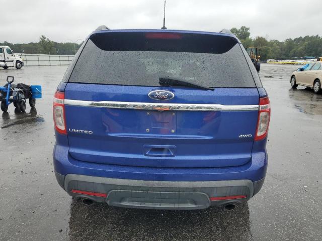 1FM5K8F83DGA50864 - 2013 FORD EXPLORER LIMITED ლურჯი ფოტო 6