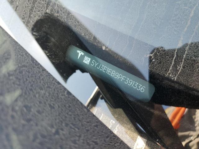 5YJ3E1EB9PF391336 - 2023 TESLA MODEL 3 رمادي صورة 12