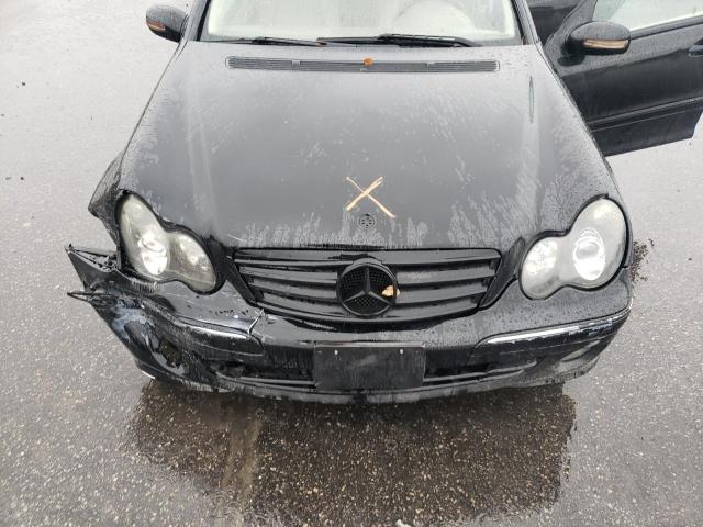WDBRF92H37F896250 - 2007 MERCEDES-BENZ C 280 4MATIC BLACK photo 11