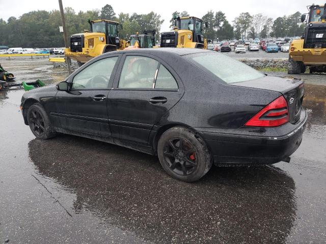 WDBRF92H37F896250 - 2007 MERCEDES-BENZ C 280 4MATIC BLACK photo 2