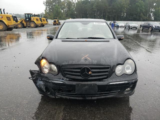 WDBRF92H37F896250 - 2007 MERCEDES-BENZ C 280 4MATIC BLACK photo 5