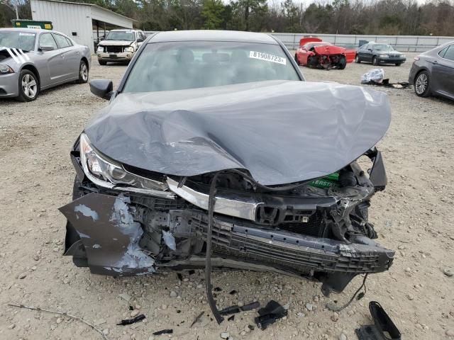 1HGCR2F32GA237126 - 2016 HONDA ACCORD LX GRAY photo 5