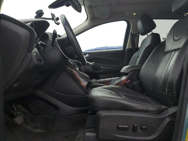 1FMCU0J90DUD07371 - 2013 FORD ESCAPE TITANIUM 青绿色 照片 7