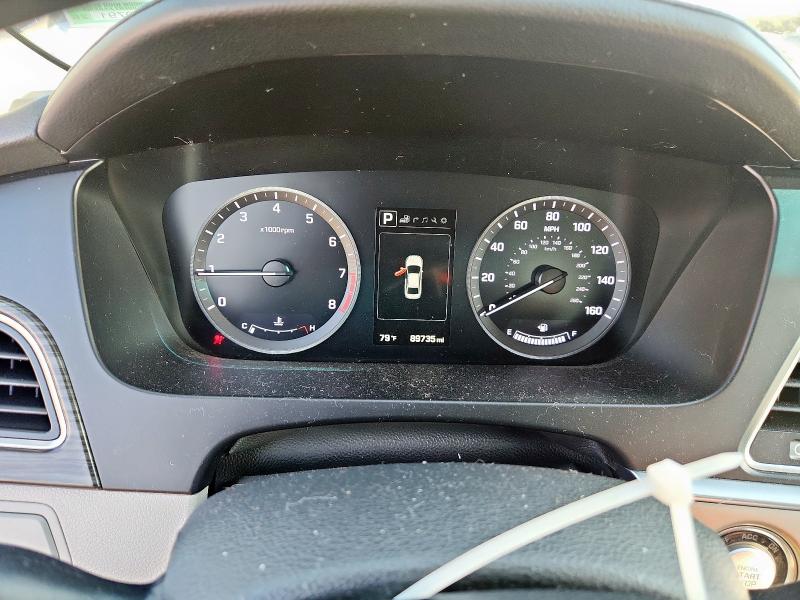 5NPE34AF3FH053388 - 2015 HYUNDAI SONATA SPORT BLUE photo 9