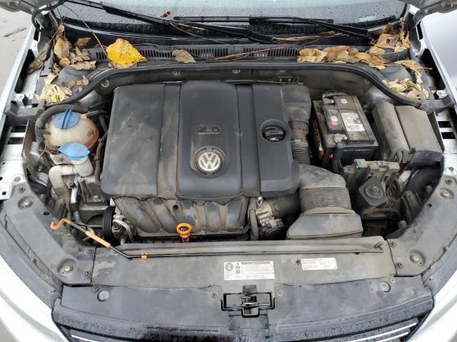 3VWDP7AJ3DM362966 - 2013 VOLKSWAGEN JETTA SE SILVER photo 11