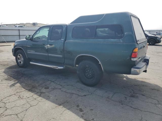 5TBRT34143S414542 - 2003 TOYOTA TUNDRA ACCESS CAB SR5 GREEN photo 2