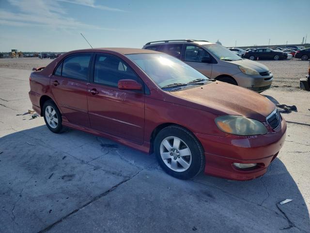 1NXBR32E76Z666858 - 2006 TOYOTA COROLLA CE Rojo foto 4