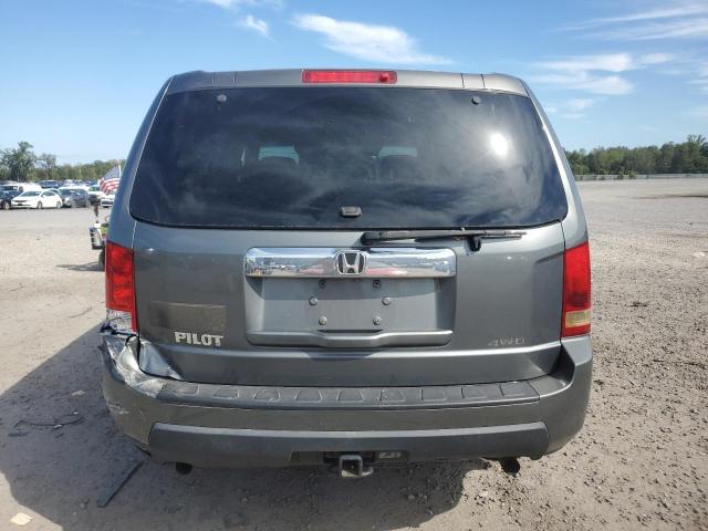 5FNYF48269B009783 - 2009 HONDA PILOT LX CHARCOAL photo 6