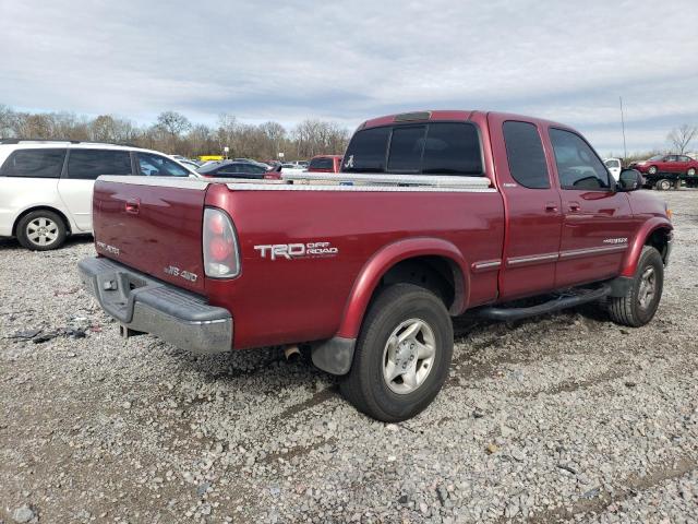 5TBBT481X1S200864 - 2001 TOYOTA TUNDRA ACCESS CAB LIMITED RED photo 3