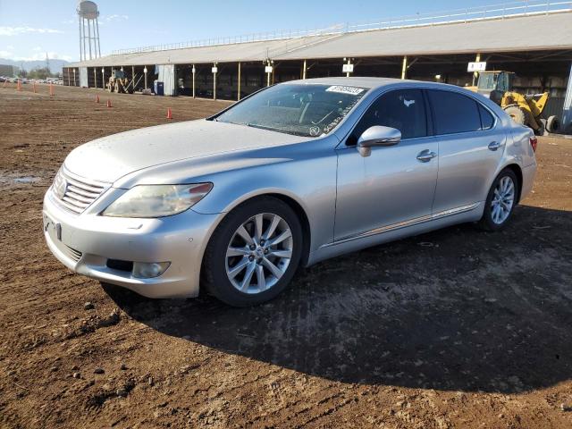 JTHGL5EF4A5040469 - 2010 LEXUS LS 460L SILVER photo 1