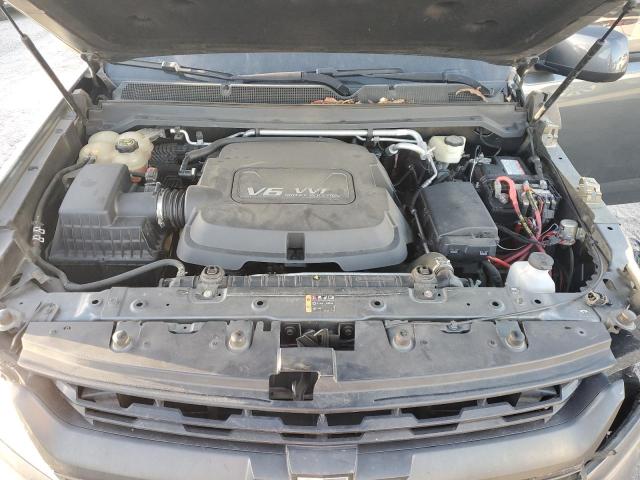 1GCGTCE33F1202599 - 2015 CHEVROLET COLORADO Z71 GRAY photo 11