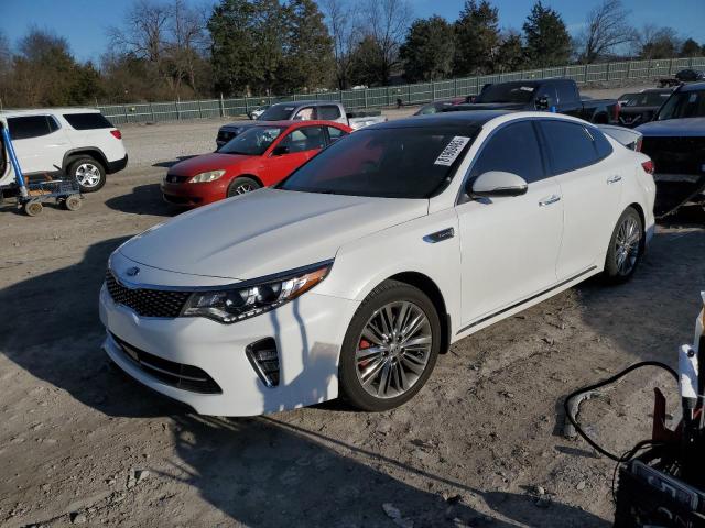 5XXGV4L2XJG232061 - 2018 KIA OPTIMA SXL WHITE photo 1