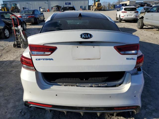 5XXGV4L2XJG232061 - 2018 KIA OPTIMA SXL WHITE photo 6