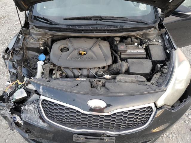 KNAFX4A67E5082154 - 2014 KIA FORTE LX BLACK photo 11