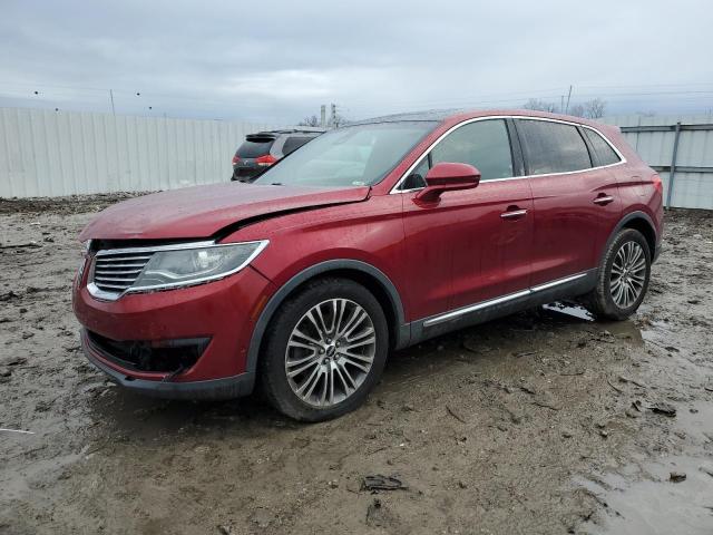2LMTJ6LRXGBL50655 - 2016 LINCOLN MKX RESERVE Қызыл фото 1