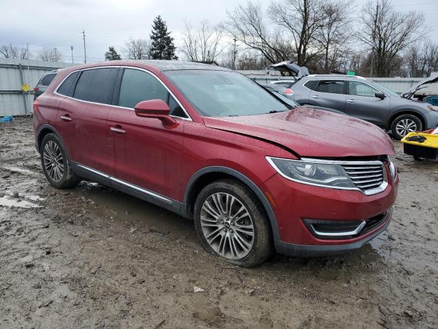2LMTJ6LRXGBL50655 - 2016 LINCOLN MKX RESERVE Қызыл фото 4