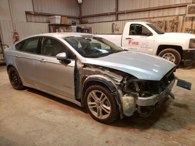 3FA6P0LU8JR117188 - 2018 FORD FUSION SE HYBRID SILVER photo 4