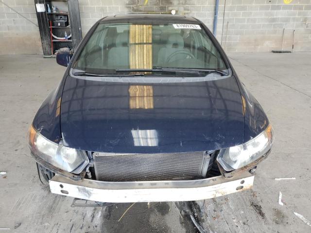 2HGFG12868H545014 - 2008 HONDA CIVIC EX BLUE photo 5