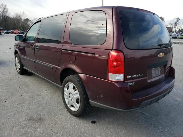1GNDV23W28D129531 - 2008 CHEVROLET UPLANDER LS 勃艮第红 照片 2