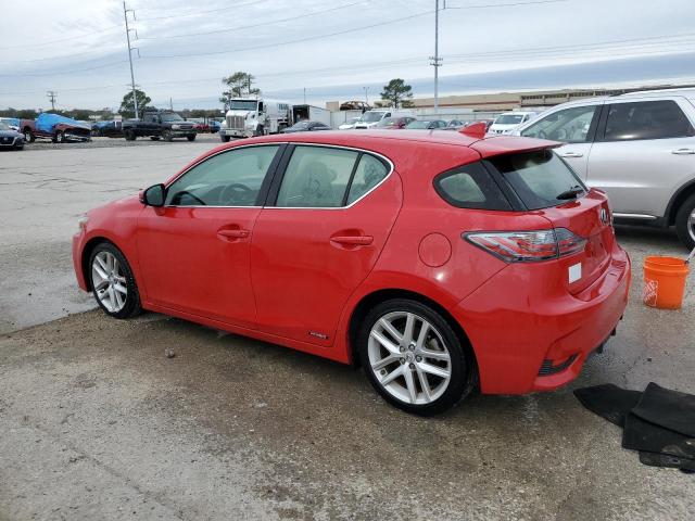 JTHKD5BH2F2218630 - 2015 LEXUS CT 200 RED photo 2