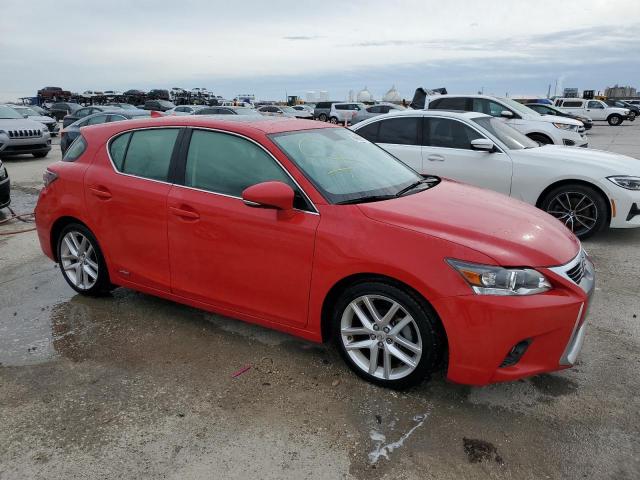 JTHKD5BH2F2218630 - 2015 LEXUS CT 200 RED photo 4