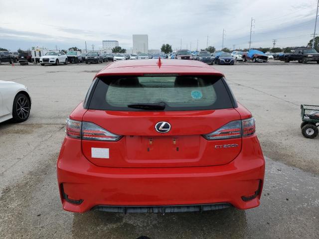 JTHKD5BH2F2218630 - 2015 LEXUS CT 200 RED photo 6