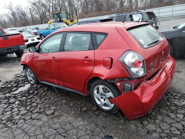 5Y2SP678X9Z445907 - 2009 PONTIAC VIBE RED photo 2