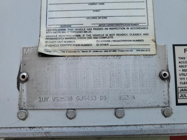 1UYVS25386U643309 - 2006 UTILITY VS2RA თეთრი ფოტო 10