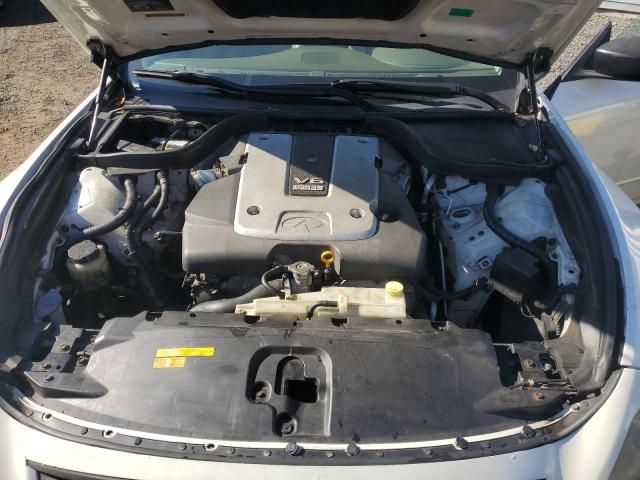 JNKCV64E98M109535 - 2008 INFINITI G37 BASE WHITE photo 11