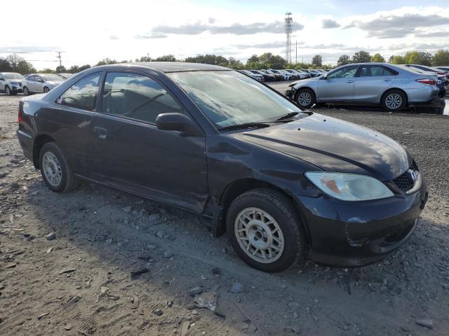 1HGEM21165L059669 - 2005 HONDA CIVIC DX VP BLACK photo 4