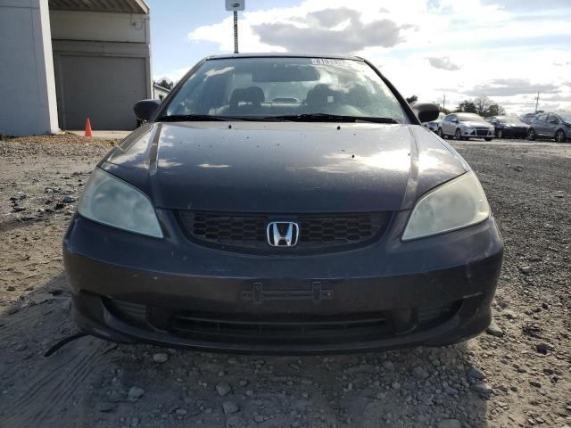 1HGEM21165L059669 - 2005 HONDA CIVIC DX VP BLACK photo 5
