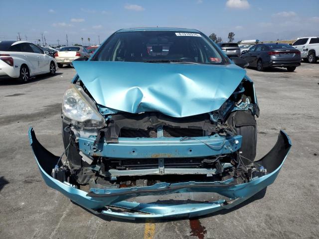 JTDKDTB39D1043628 - 2013 TOYOTA PRIUS C TURQUOISE photo 5