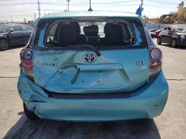 JTDKDTB39D1043628 - 2013 TOYOTA PRIUS C TURQUOISE photo 6