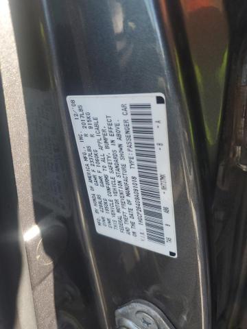 1HGCP26409A091018 - 2009 HONDA ACCORD LXP SILVER photo 12