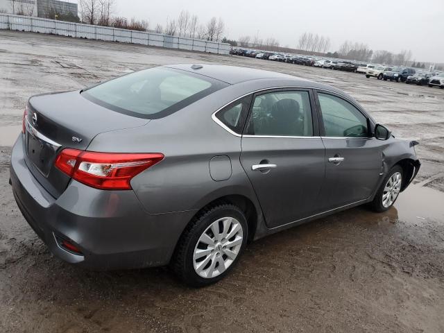 3N1AB7AP3KY306673 - 2019 NISSAN SENTRA S GRAY photo 3