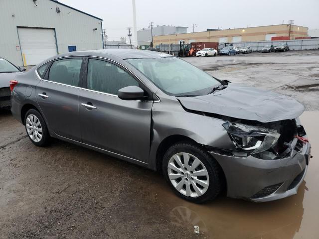 3N1AB7AP3KY306673 - 2019 NISSAN SENTRA S GRAY photo 4