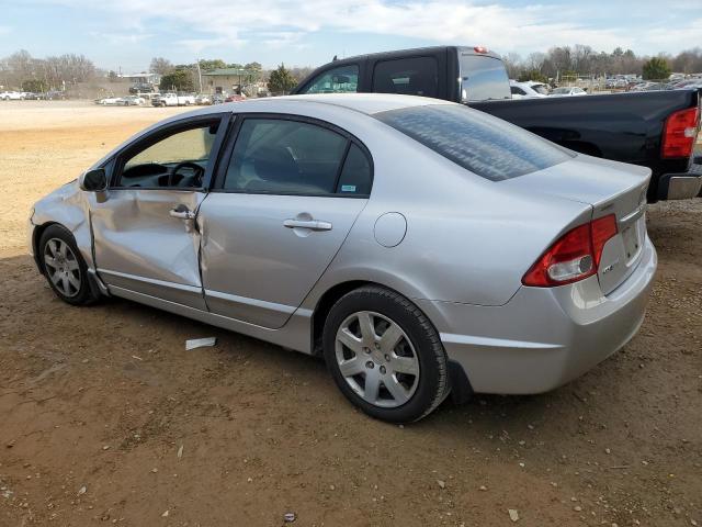 1HGFA16569L025479 - 2009 HONDA CIVIC LX SILVER photo 2