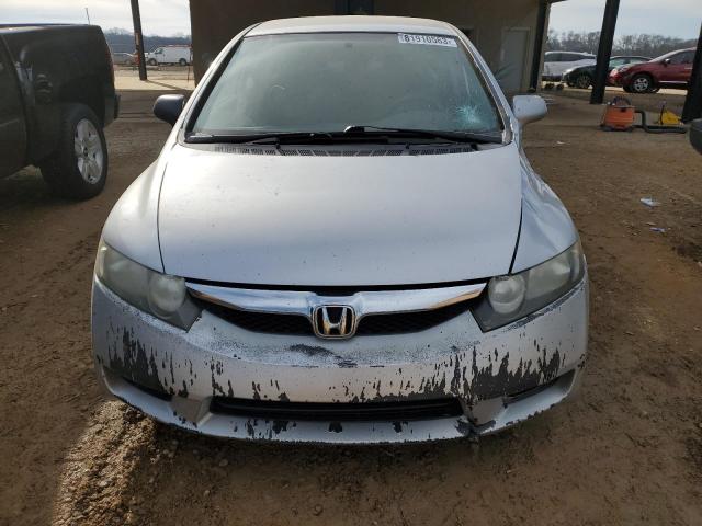 1HGFA16569L025479 - 2009 HONDA CIVIC LX SILVER photo 5