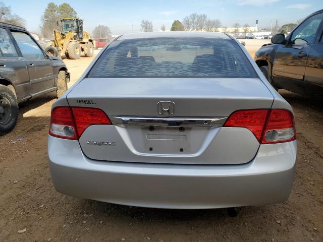 1HGFA16569L025479 - 2009 HONDA CIVIC LX SILVER photo 6