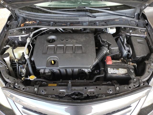 5YFBU4EE5CP038603 - 2012 TOYOTA COROLLA BASE Gris foto 11