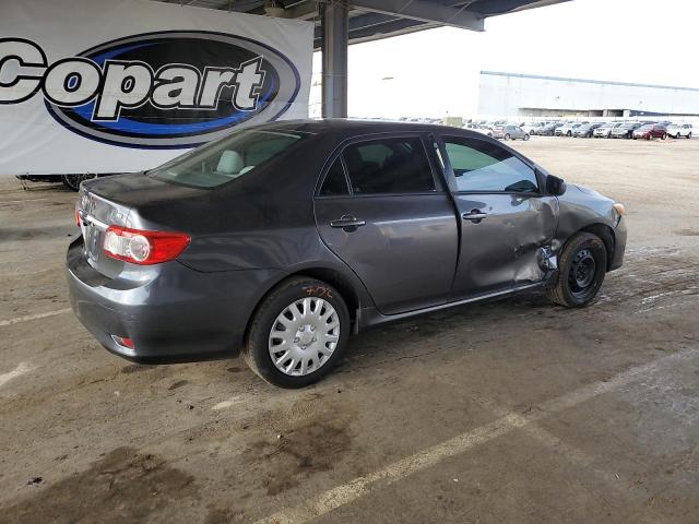 5YFBU4EE5CP038603 - 2012 TOYOTA COROLLA BASE Gris foto 3