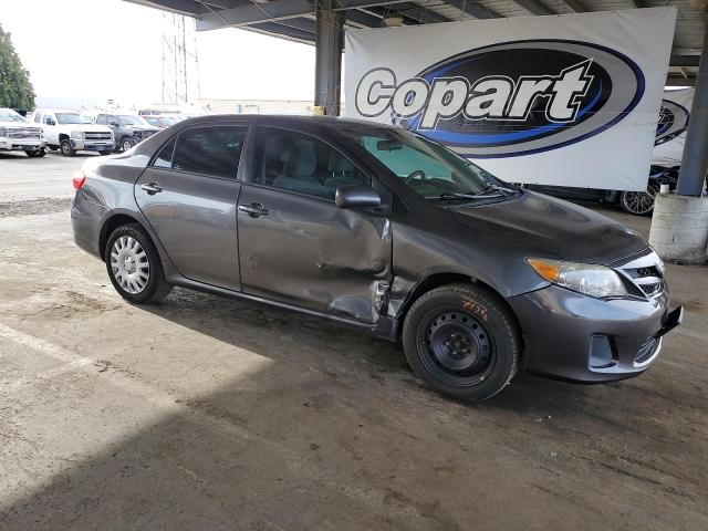 5YFBU4EE5CP038603 - 2012 TOYOTA COROLLA BASE Gris foto 4