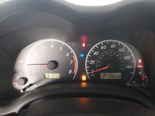 5YFBU4EE5CP038603 - 2012 TOYOTA COROLLA BASE Gris foto 9