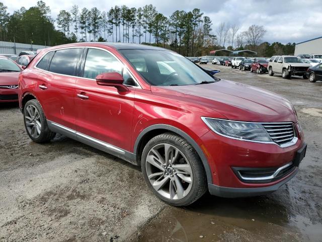 2LMPJ8LP6GBL82143 - 2016 LINCOLN MKX RESERVE RED photo 4