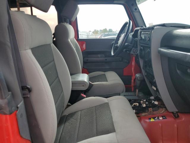 1J4FA24118L547546 - 2008 JEEP WRANGLER X წითელი ფოტო 10