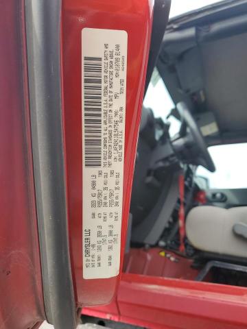 1J4FA24118L547546 - 2008 JEEP WRANGLER X წითელი ფოტო 12