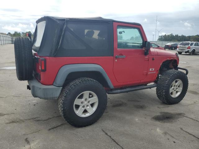 1J4FA24118L547546 - 2008 JEEP WRANGLER X წითელი ფოტო 3