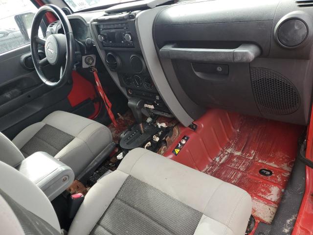 1J4FA24118L547546 - 2008 JEEP WRANGLER X წითელი ფოტო 8