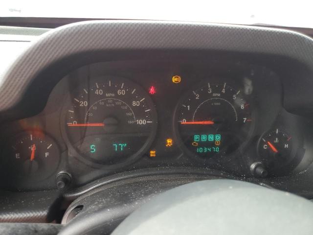 1J4FA24118L547546 - 2008 JEEP WRANGLER X წითელი ფოტო 9